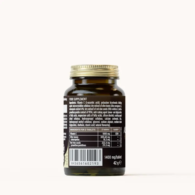 Askorbato-K Vitamina C (30 comprimidos 1400 mg) - Imagen 6
