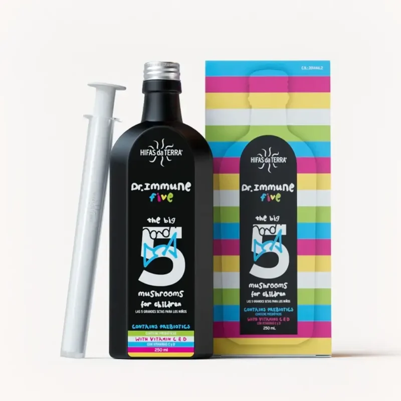 Jarabe Dr. Immune Five para las Defensas con prebióticos y Vitaminas D y C (Botella de 250 ml) - Imagen 4