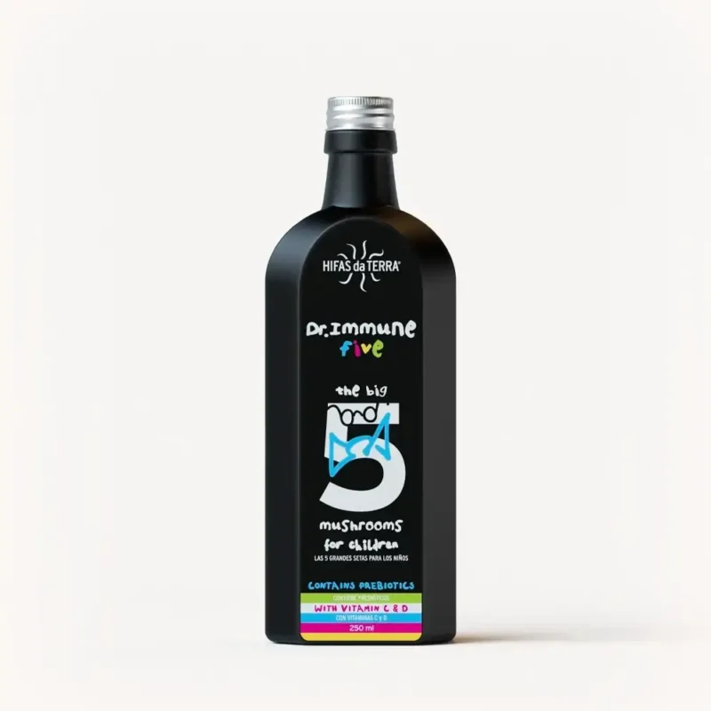 Jarabe Dr. Immune Five para las Defensas con prebióticos y Vitaminas D y C (Botella de 250 ml) - Imagen 2