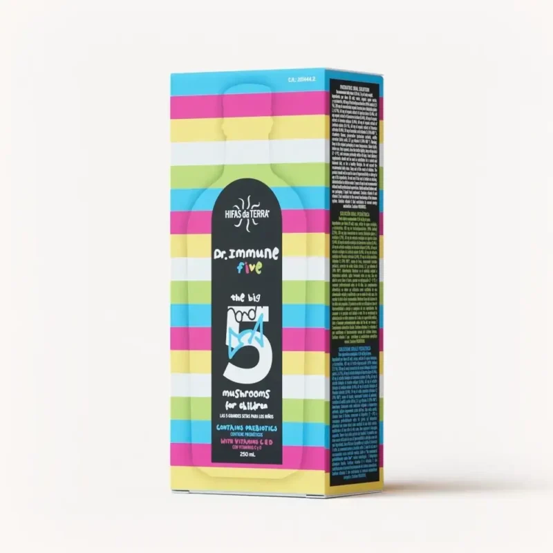 Jarabe Dr. Immune Five para las Defensas con prebióticos y Vitaminas D y C (Botella de 250 ml) - Imagen 5