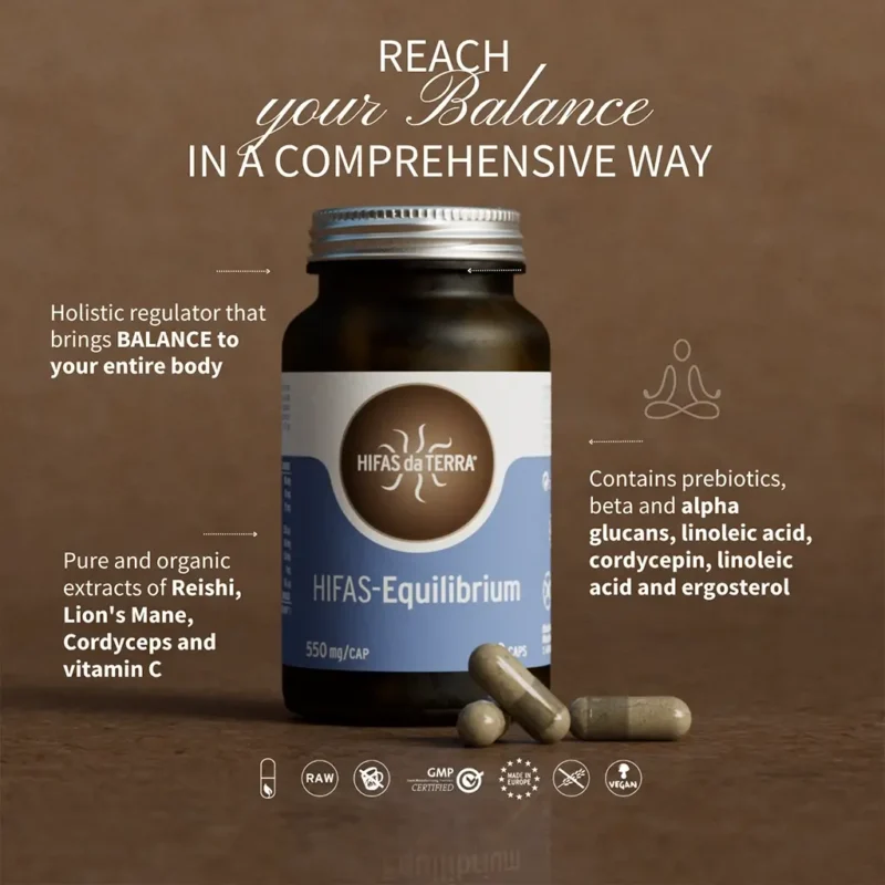 Hifas-Equilibrium (60 cáps. veganas 550 mg) - Imagen 2